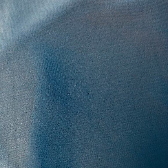 Sheer Chiffon Duster Open Jacket Blouse Sequin Trim Long Sleeves Sz 3X Teal Blue - Picture 12 of 15